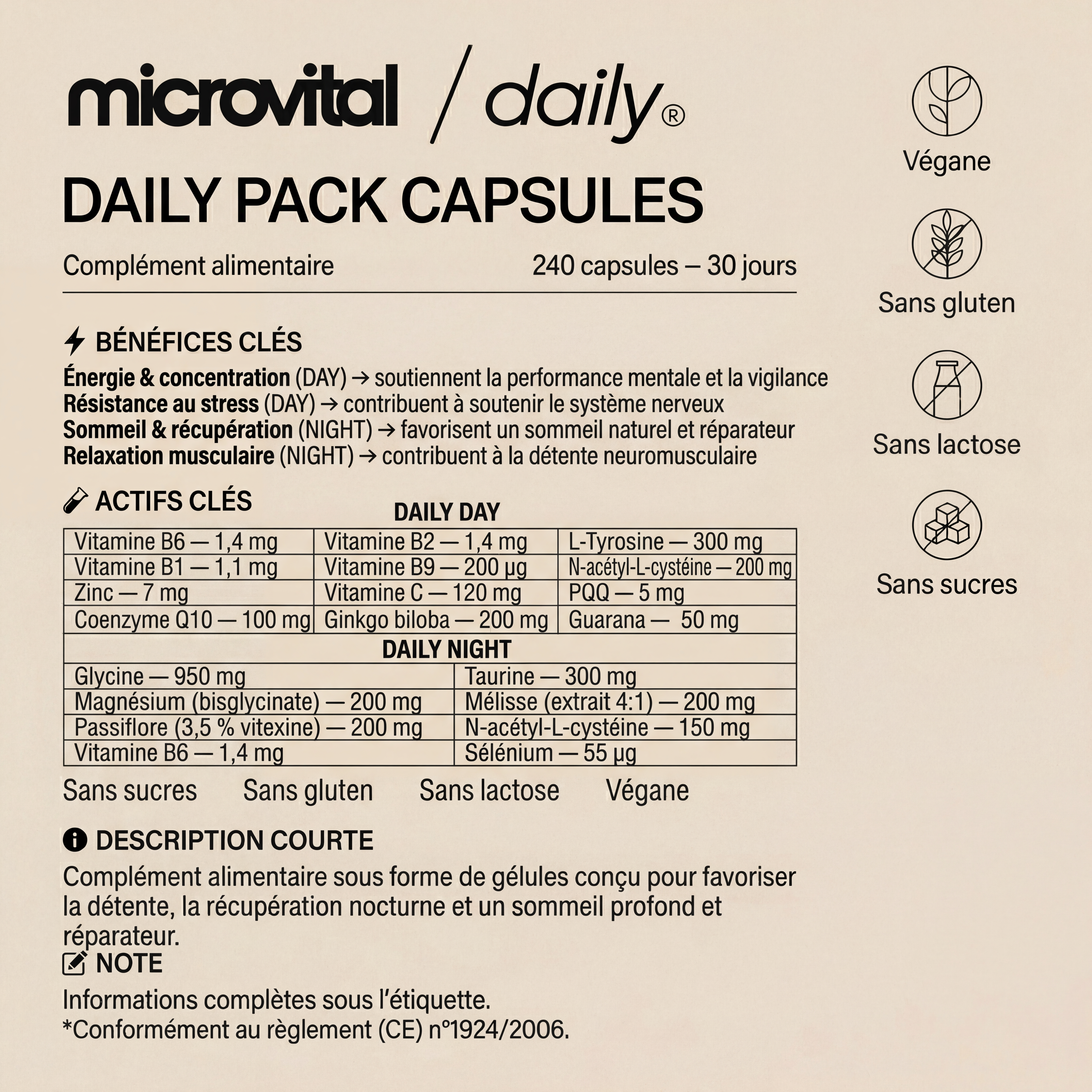 DAILY – Pack DAY and NIGHT